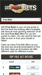 Mobile Screenshot of 247freebets.com