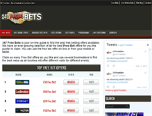 Tablet Screenshot of 247freebets.com